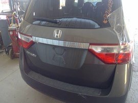 2011 HONDA ODYSSEY, GRAY, EX-L MODEL, 3.5L, AT, FWD,   A26284